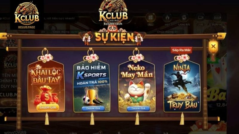 Các chương trình khuyến mãi KCLUB hot nhất 2026